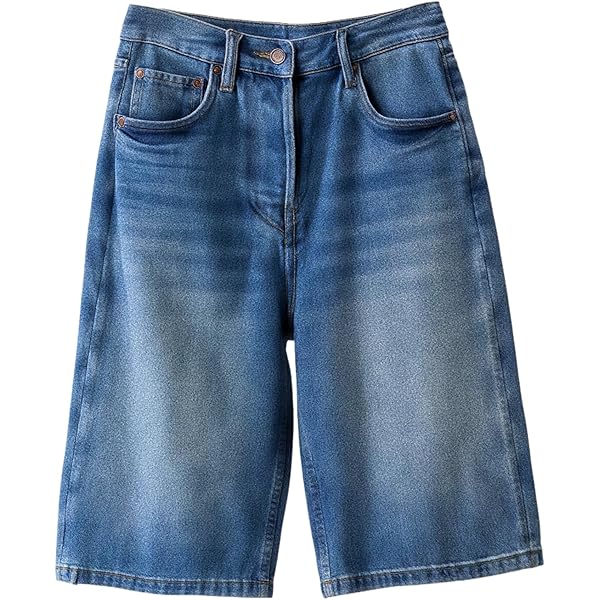 GGPJ Baggy Jorts Star Denim Shorts Baggy Jorts Casual Wide